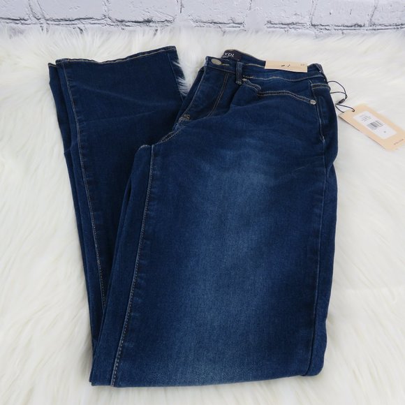 Women's Petite Slim Bootcut Jeans - Gratitude - Picture 4 of 5